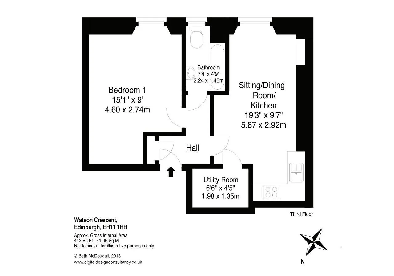The Watson Crescent Residence Edinburgh 0*,  United Kingdom